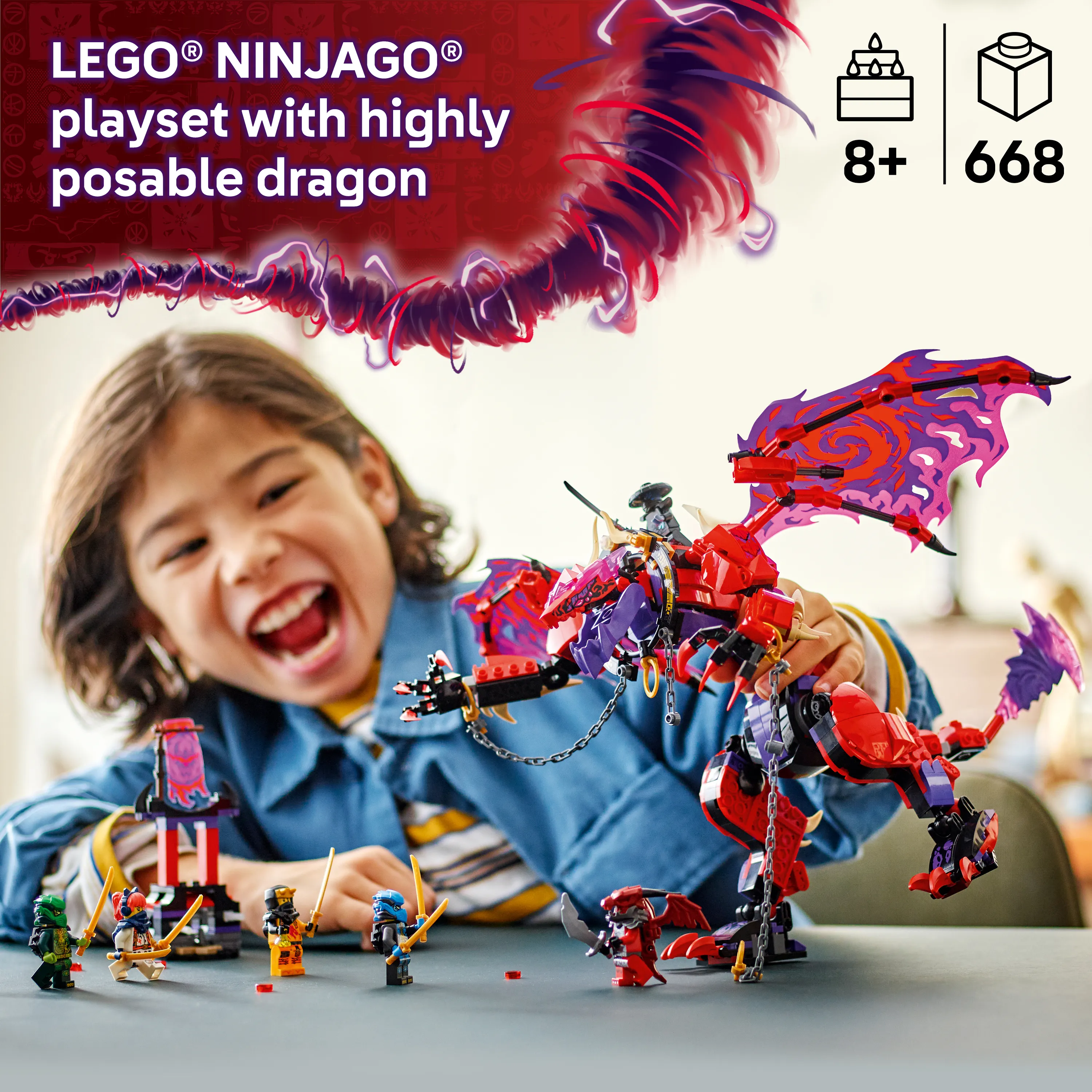 LEGO NINJAGO Kaaoslohik&auml;m&auml; Thunderfang 71832