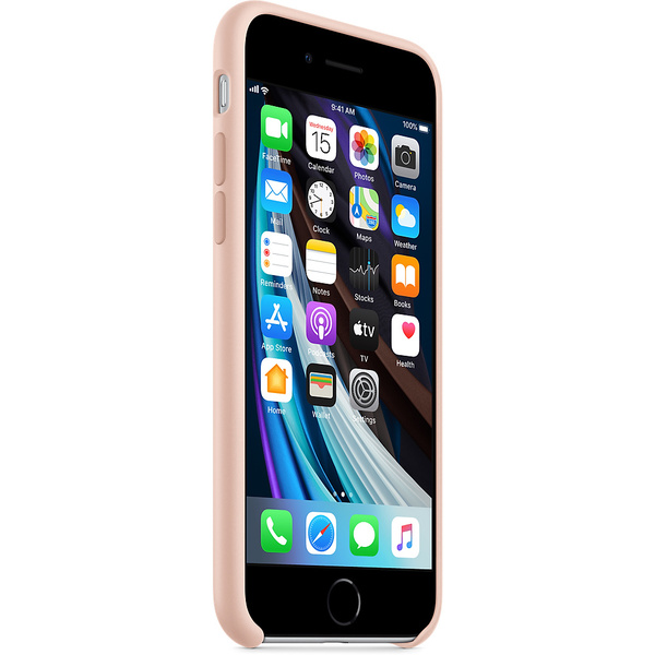 Apple iPhone SE - silicone case, Pink Sand