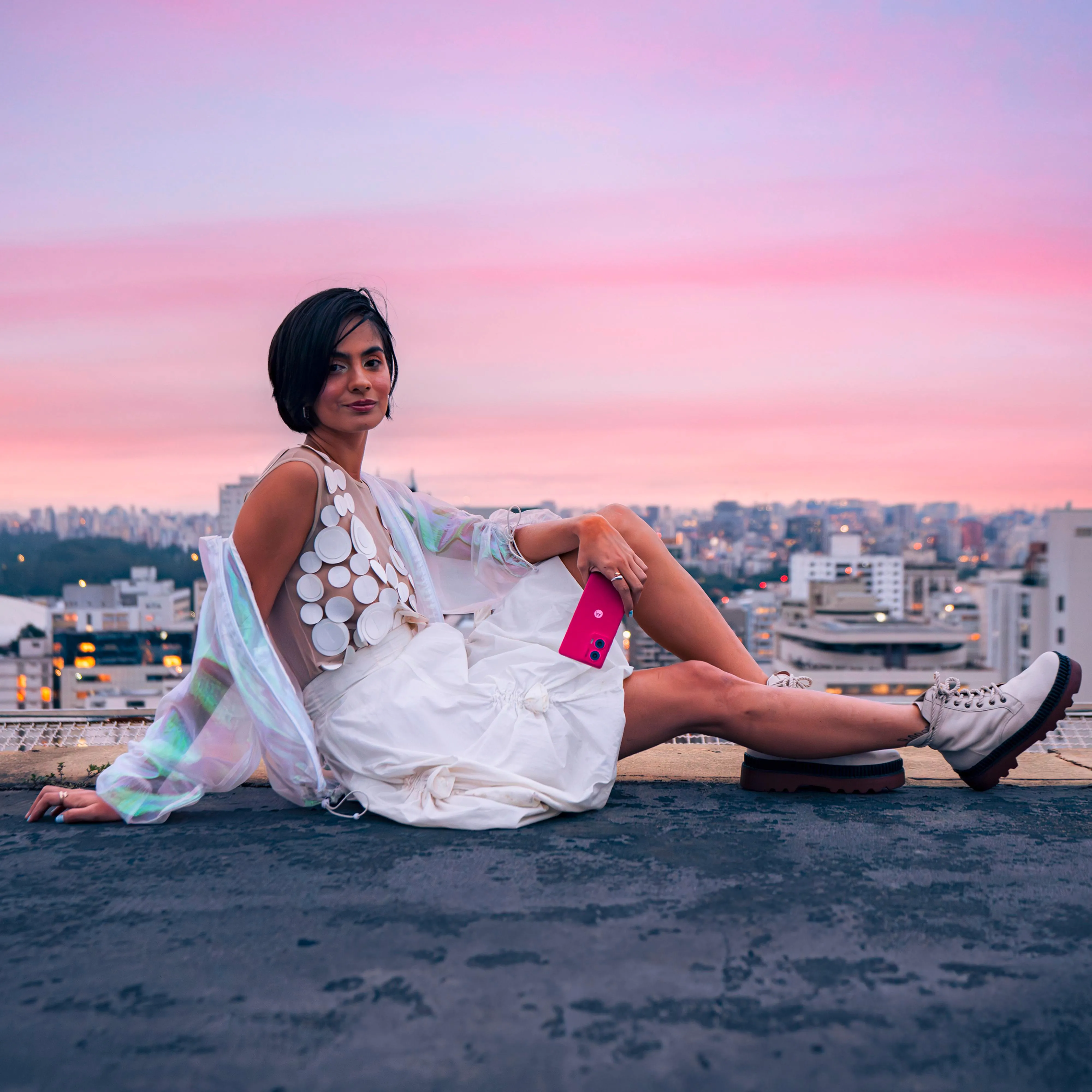 Motorola Edge 50 Fusion 8/256 GB, Hot Pink