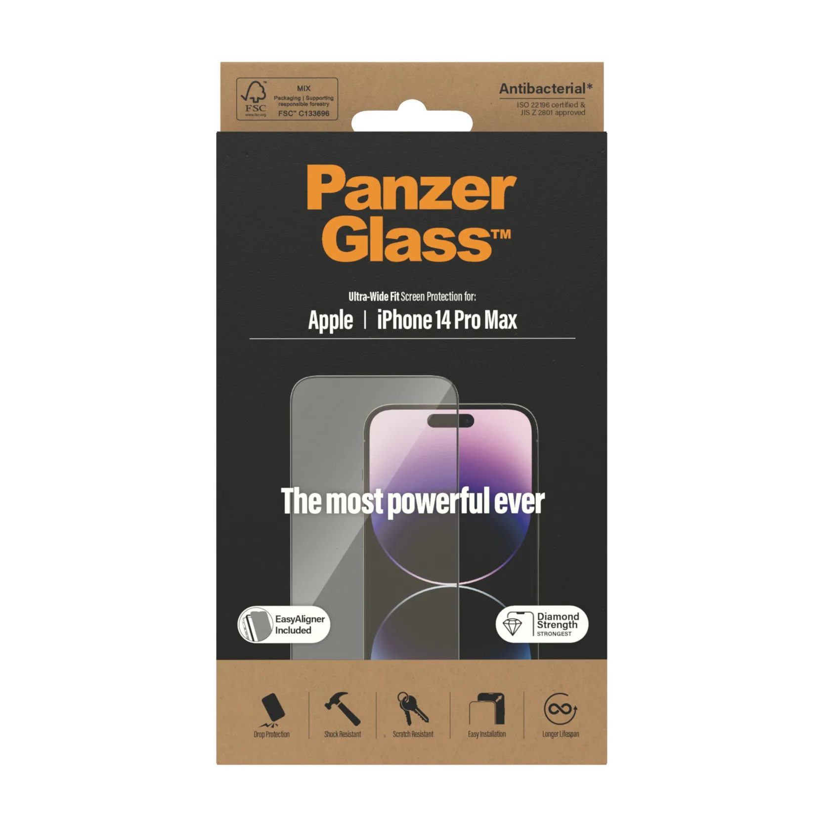 PanzerGlass Ultra-Wide Fit Alignerkit, iPhone 14 Pro Max - Screen Glass
