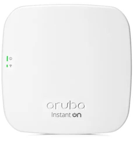 Aruba Instant On AP11 (RW) 2x2 11ac Wave2 Indoor Access Point (R2W96A). Dual radio for simultaneous dual-band 5 GHz 802.11ac 2x2 MIMO for up to867 Mbp / 2.4 GHz
