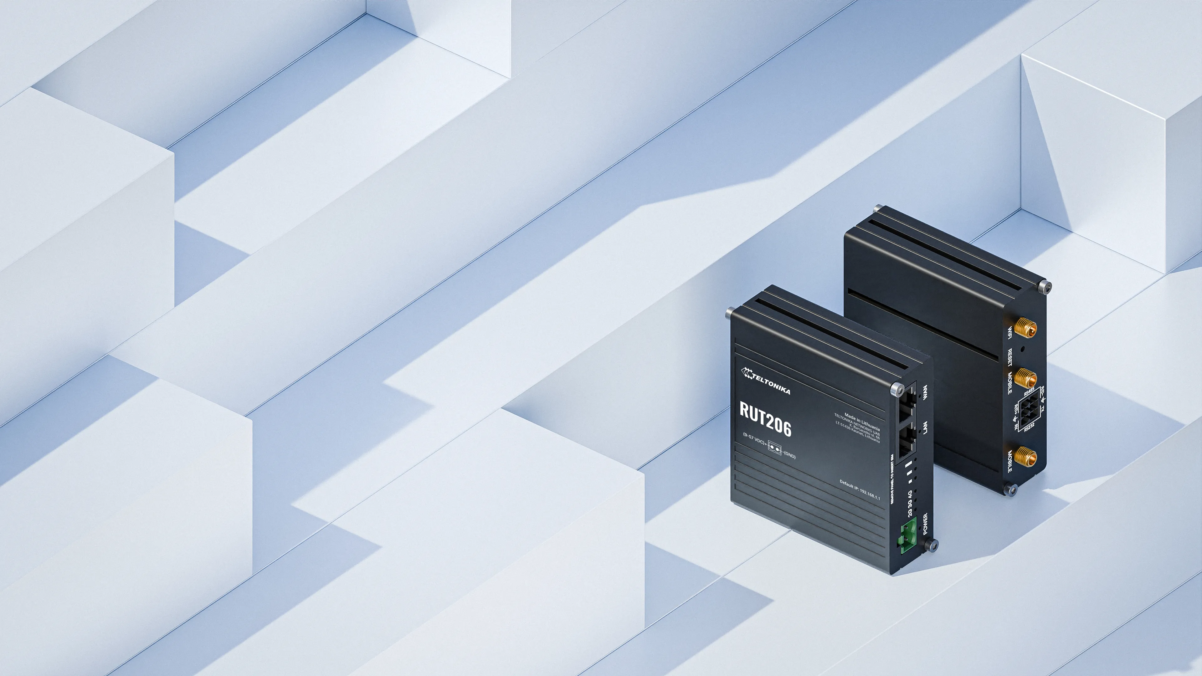 Teltonika RUT206 Industrial 4G/LTE Dual SIM - router