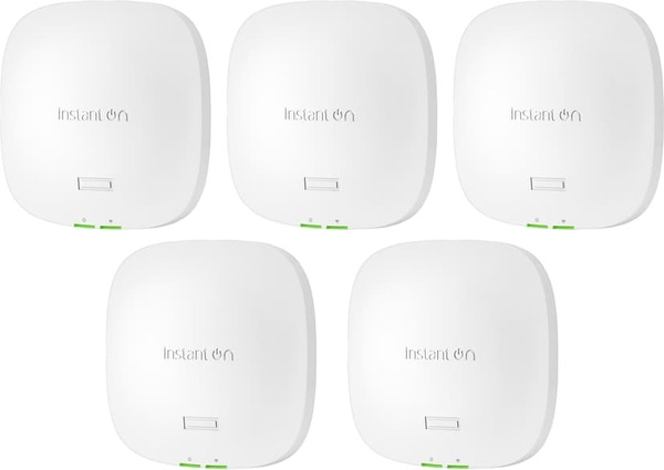 HPE Networking Instant On AP21 Wi-Fi 6 - Wireless access point, 5 pack