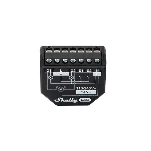 Shelly 2PM Gen3 - smart relay switch, Wi-Fi