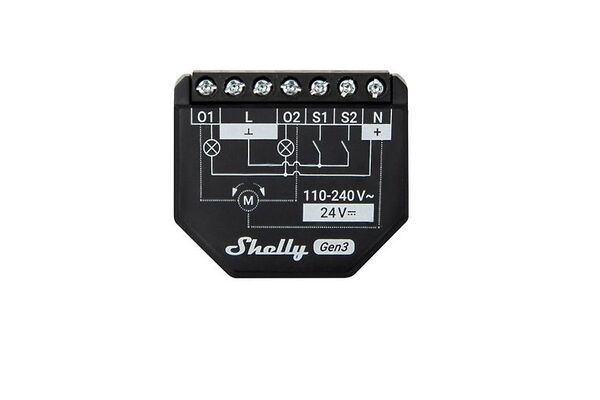 Shelly 2PM Gen3 -relekytkin WiFi-verkkoon