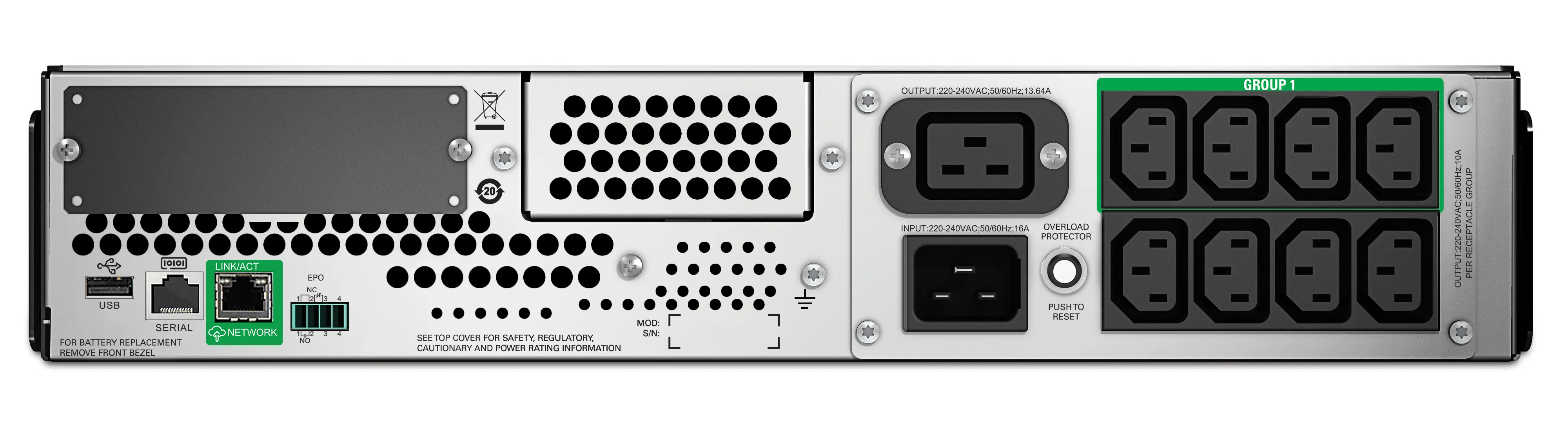 APC Smart-UPS 2200VA LCD 19" 230V SmartConnect