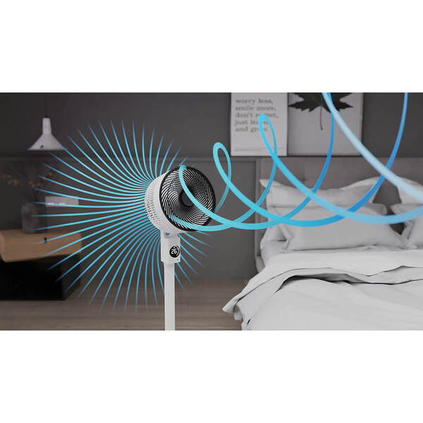 MEACO FAN Sefte 10" Pedestal Floor Fan