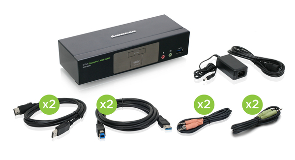 2-Port 4K DisplayPort MST