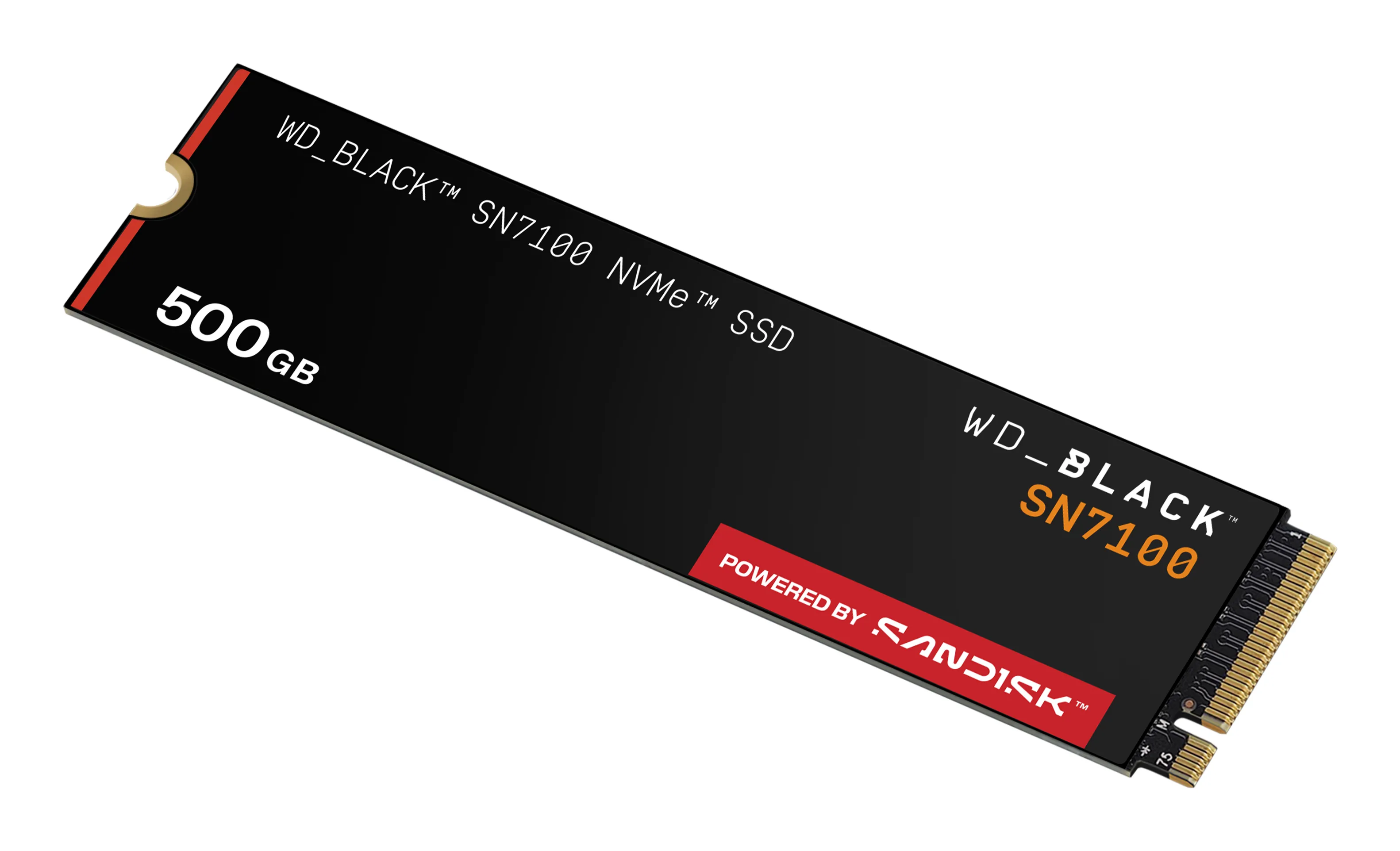 WD Black SN7100 500 Gt M.2 PCIe 4.0 NVMe -SSD-levy