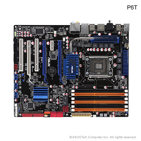 ASUS P6T GREEN LGA1366 ATX