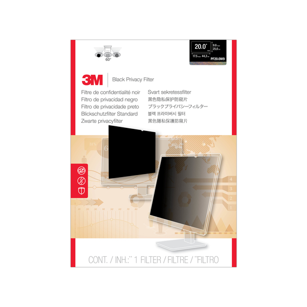 3M tietoturvasuoja PF20.0W9 20.0 widescreen 16:9