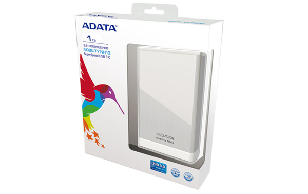 ADATA 1TB HDD extern 2.5inch 6.4cm USB 3.0 silver NH13