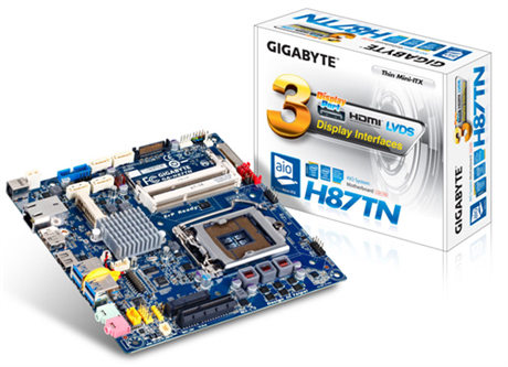 Gigabyte H87TN, mini-ITX motherboard