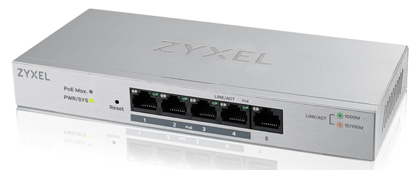 ZYXEL GS1200-5HP-EU0101F Managed Switch