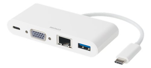 TYPE C TO VGA+USBC PD 60+USBA +RJ45