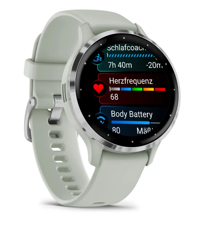 Garmin Venu 3S - smart watch, sage green