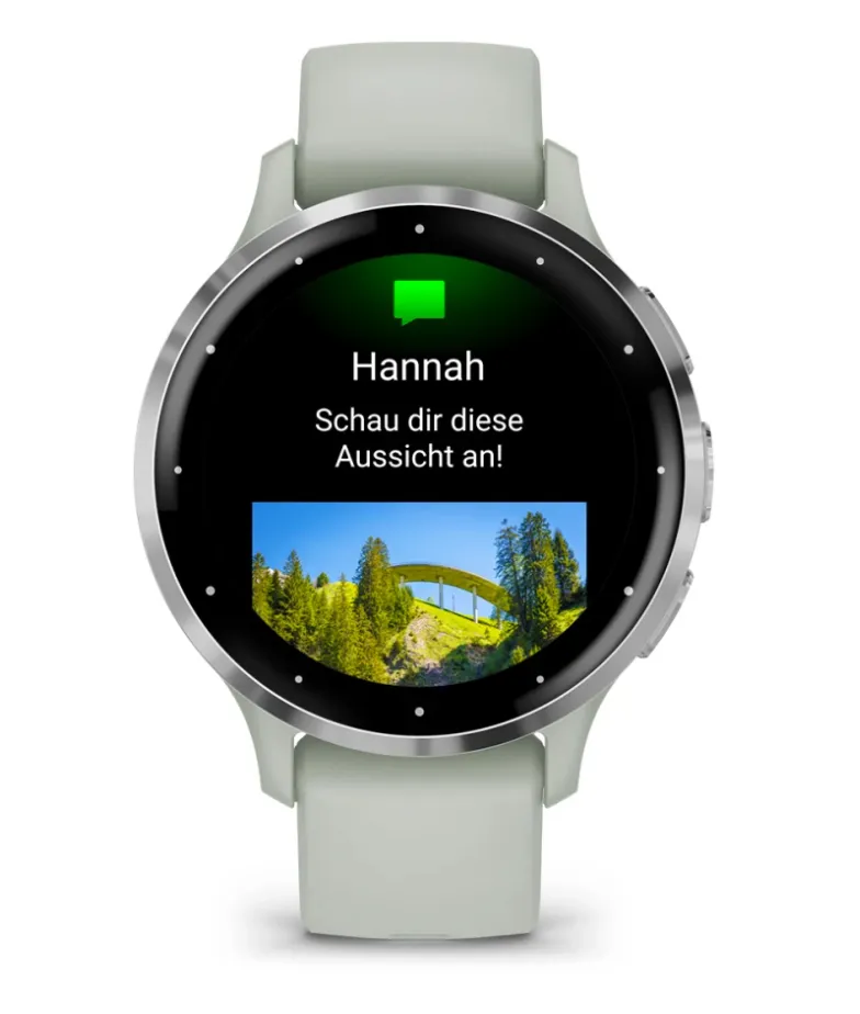 Garmin Venu 3S - smart watch, sage green