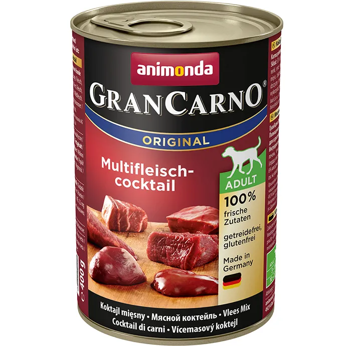Animonda GranCarno Adult Multi-Meat Cocktail, Koiran m&auml;rk&auml;ruoka, Viljaton, 400 g