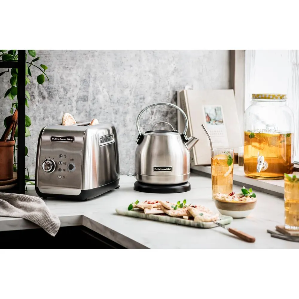 KitchenAid 5KEK1222ESX vattenkokare, 1,25 l, 2200 W, rostfritt st&aring;l