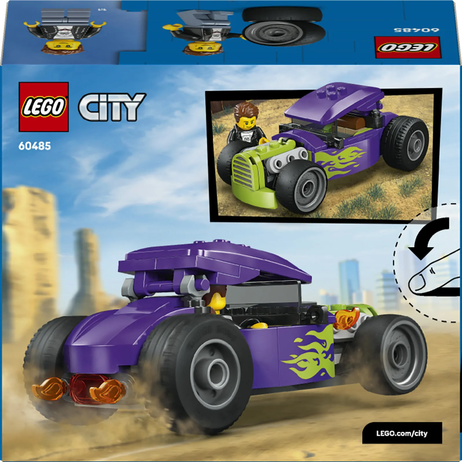 LEGO City Hot rod -auto 60485