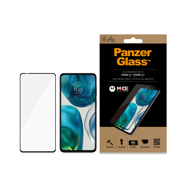 PANZERGLASS MOTOROLA MOTO - G52/G82 5G/EDGE 30 CF BLK