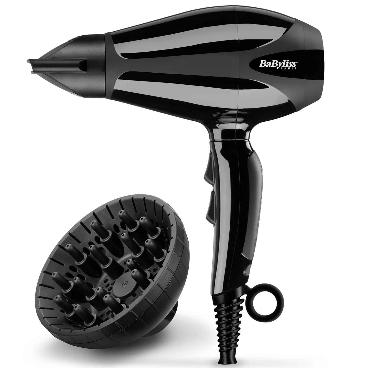 Babyliss Compact Pro 2400 - hårtork, svart