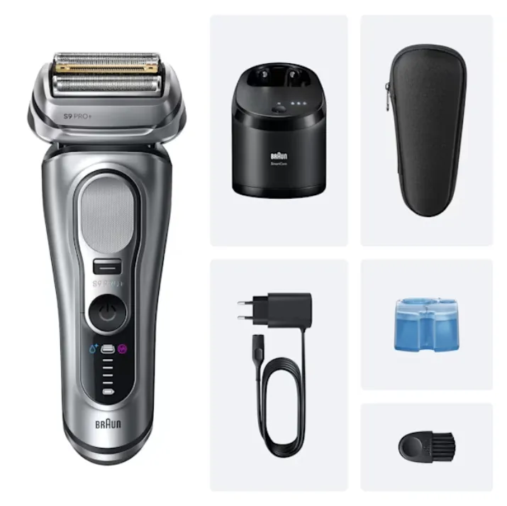 Braun Series 9 PRO+ 9667cc -parranajokone, hopea