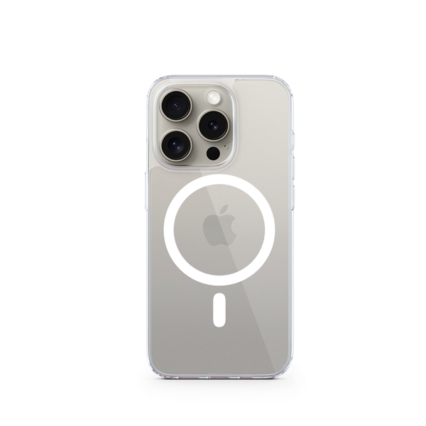 Epico Resolve Case Magnetic - MagSafe Compatible iPhone 16 Pro - transparent
