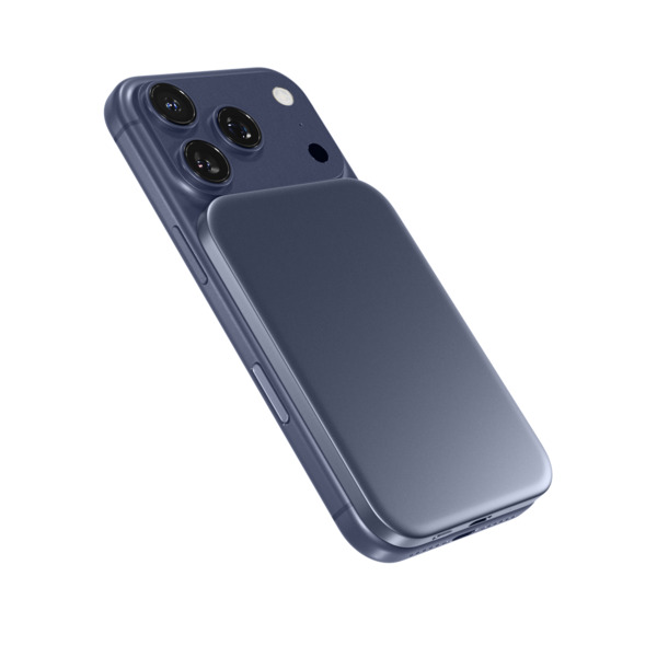 Epico UltraPack Slim 3000mAh Alu Mag+ Wireless Power Bank EM31b - deep blue