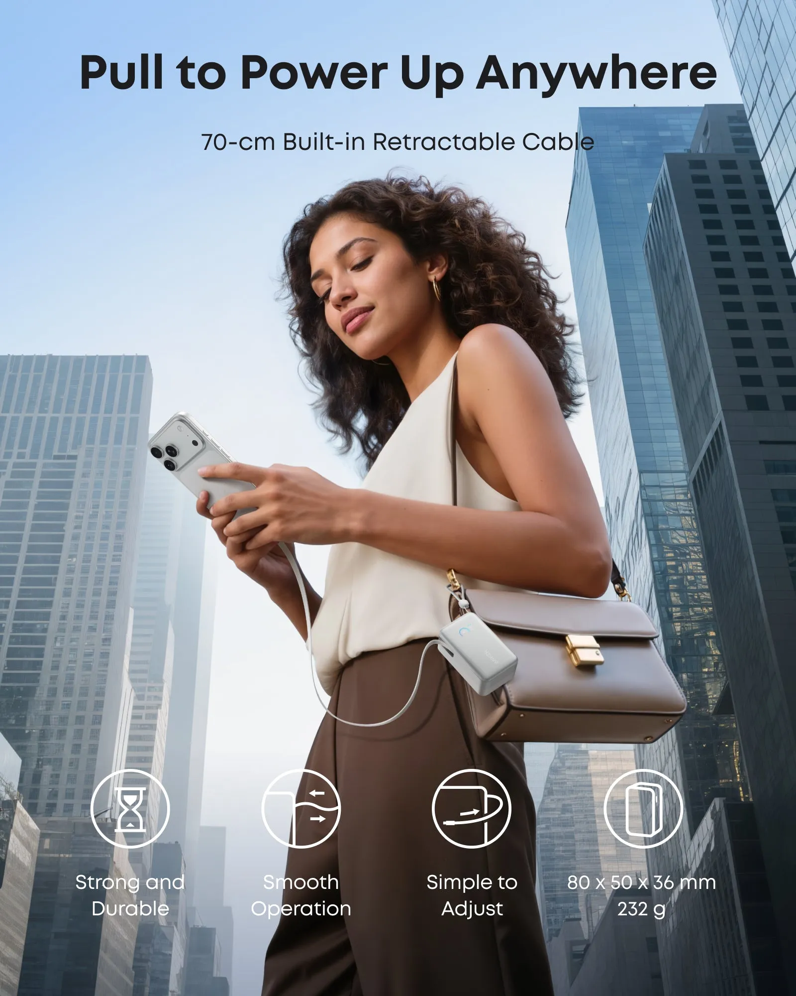 ANKER Nano 10000mAh, 45W, PD 45W - powerbank, vit