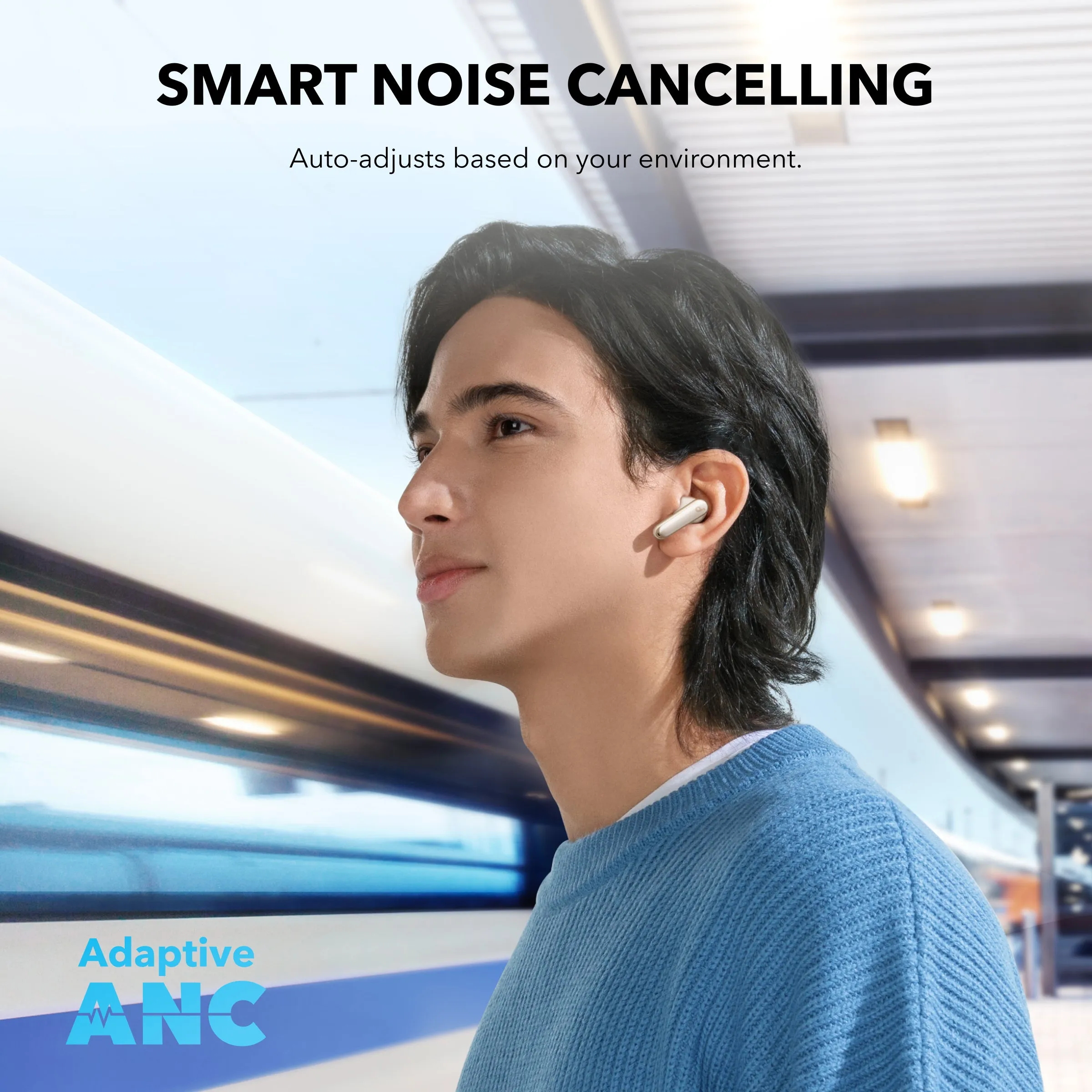 Anker Soundcore P40i - wireless earbuds, Blue