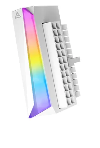 Antec 24-Pin 90° ARGB - adapter, White