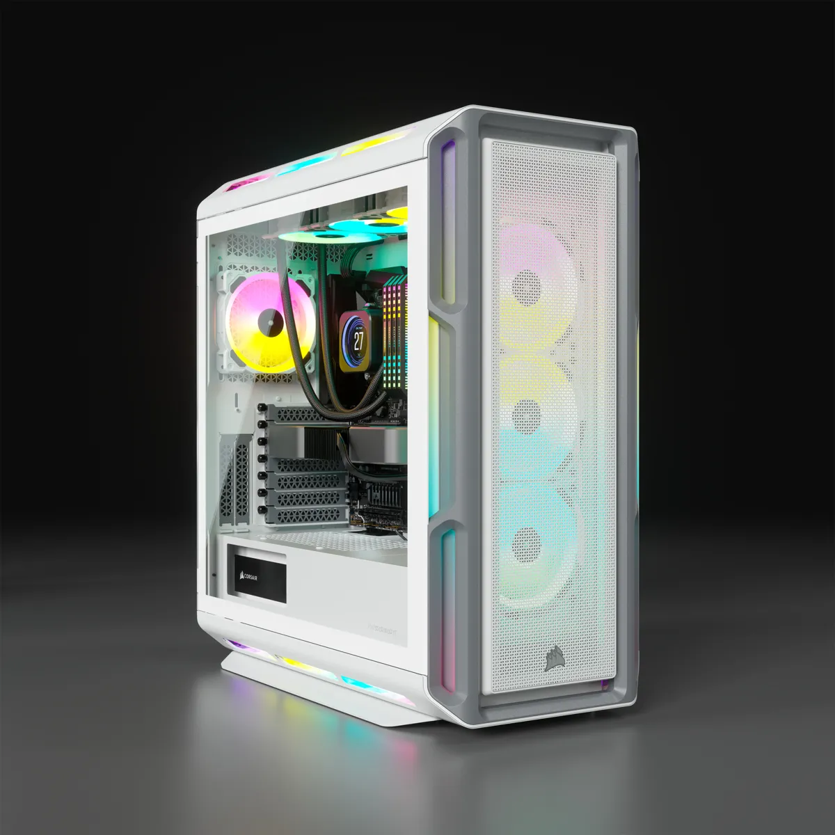 Corsair iCUE 5000T RGB - Mid Tower case, White