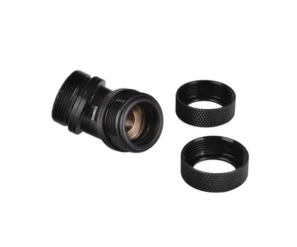 Thermaltake Pacific PETG Tube 45-Degree dual compression 16mm OD - Black