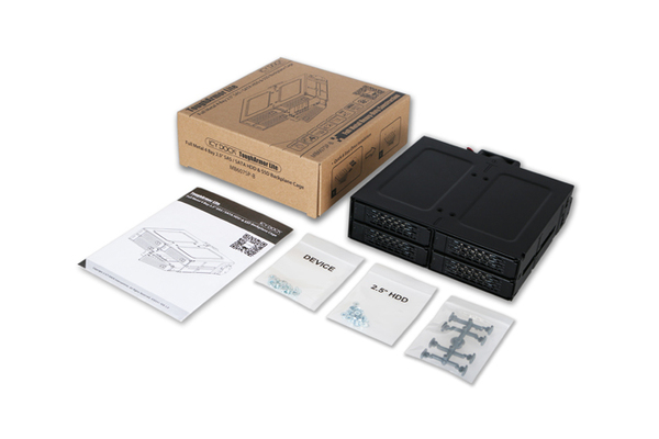 ToughArmor 4 Bay 2,5&quot; SATA HDD &amp; SSD Backplane-Modul aus Metall