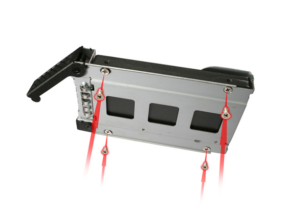 ToughArmor 4 Bay 2,5&quot; SATA HDD &amp; SSD Backplane-Modul aus Metall