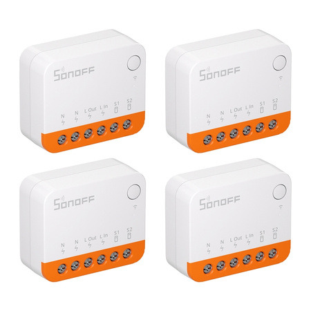 SONOFF MINIR4 Extreme 4-Pack - Smart Wi-Fi-str&ouml;mbrytare, Vit