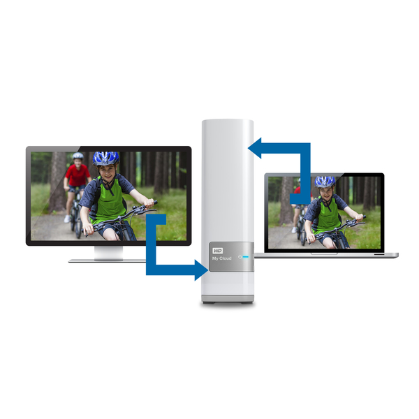 WD My Cloud WDBCTL0060HWT - NAS-palvelin - 6 Tt - HDD 6 Tt x 1 - Gigabit Ethernet