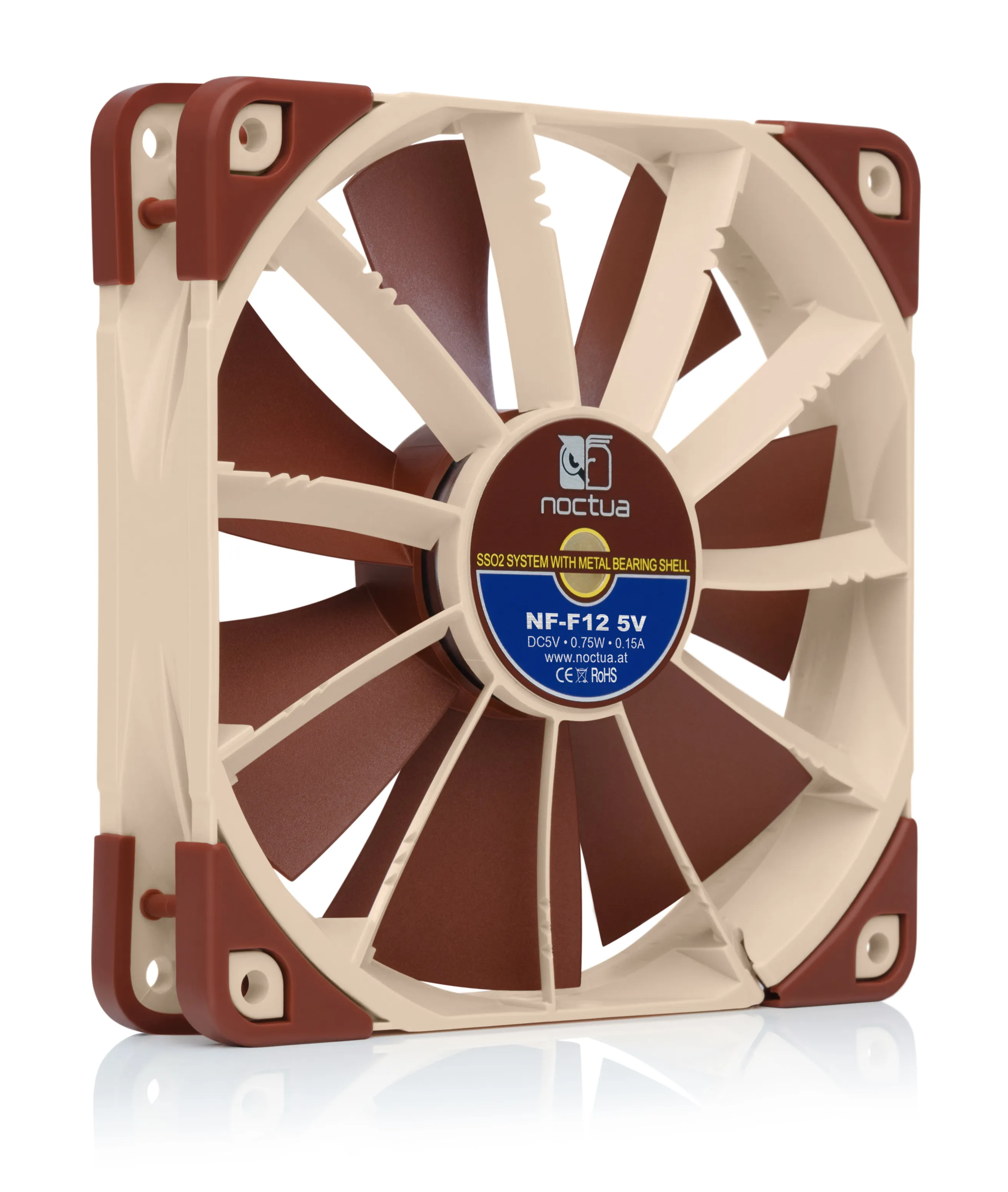 Noctua NF-F12 5V Premium, 120mm - fläkt