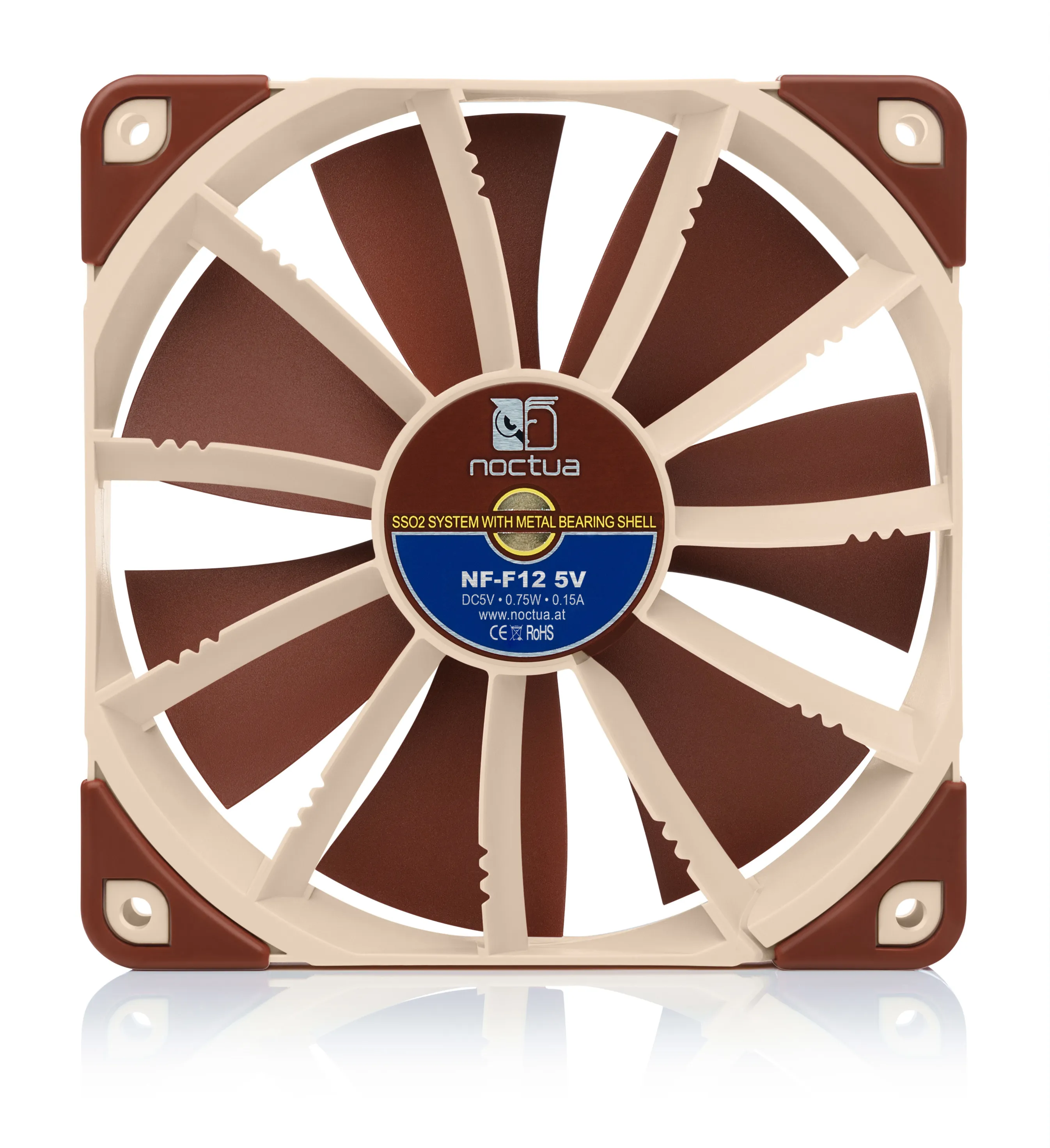 Noctua NF-F12 5V Premium, 120mm - fläkt