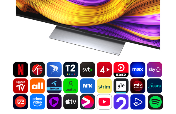 LG G5 G56LS 65" 4K OLED evo webOS TV, 165 Hz, Dolby Vision, HDR10, HLG