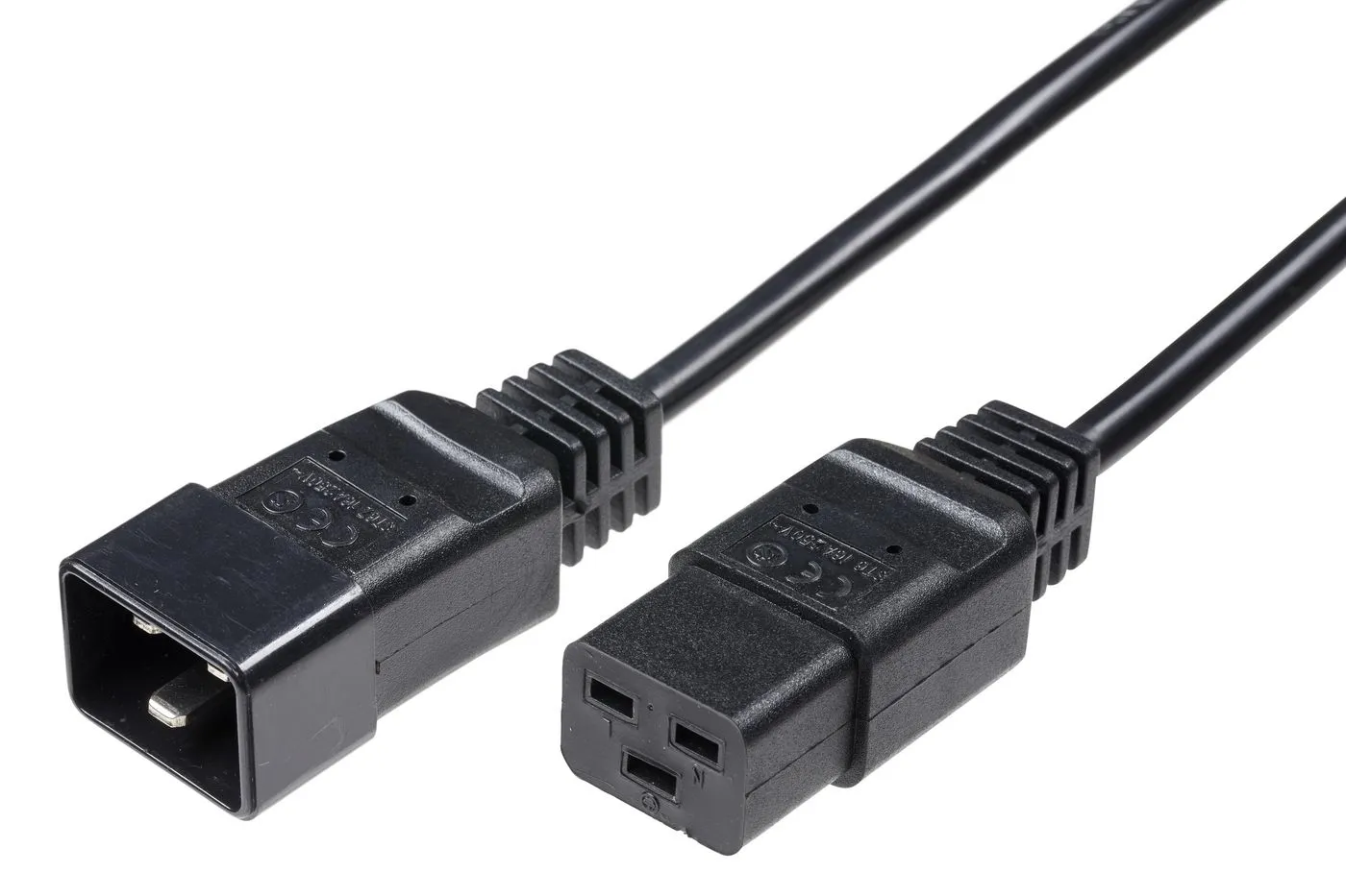 Power Cord C19 - C20 16A 1m