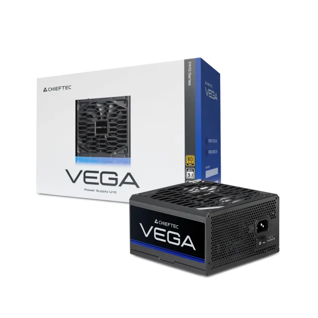 Chieftec Vega 850W ATX 3.1 PCIe G5 - power supply, 80 Plus Gold