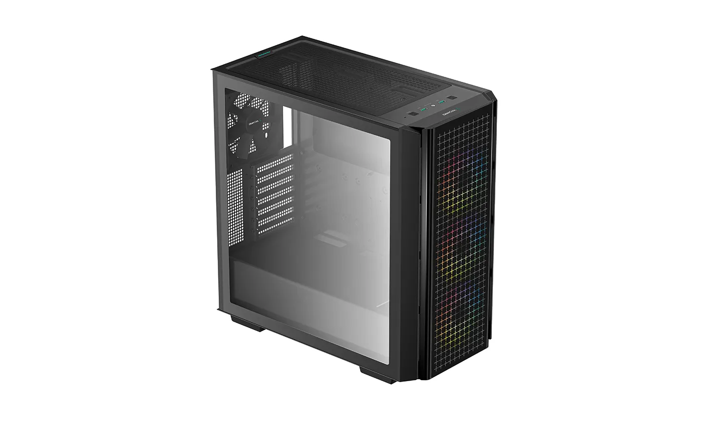 DeepCool CG540 -miditornikotelo ikkunalla RGB-valaistuksella, musta