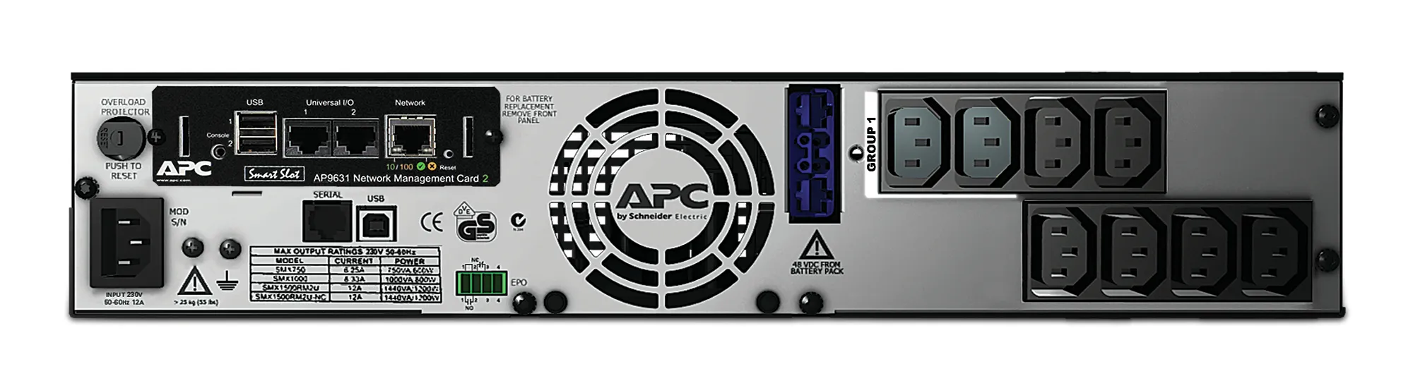 APC Smart-UPS X 750VA Rack/TowerR LCD 230V with Networking Card