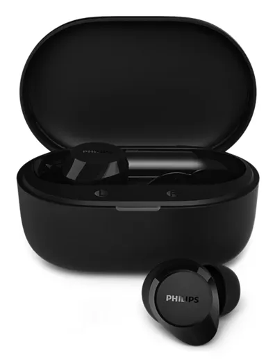 Philips TAT1300BK/00 Wireless Earbuds, Black