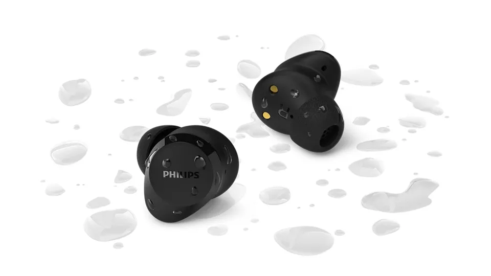 Philips TAT1300BK/00 Wireless Earbuds, Black