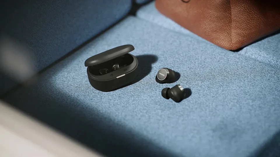 Philips TAT1300BK/00 Wireless Earbuds, Black