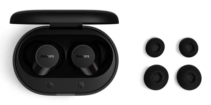 Philips TAT1300BK/00 tr&aring;dl&ouml;sa in-ear h&ouml;rlurar, svart