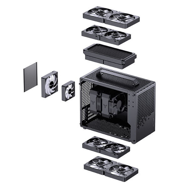 Jonsbo Z20 Micro-ATX - case, black